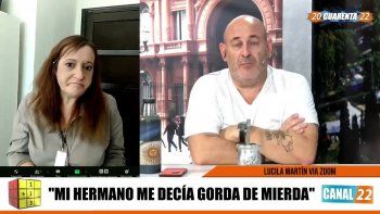 Lucila, hermana de Christian Martin, denunció públicamente violencia de género. Lucila, hermana de Christian Martin, denunció públicamente violencia de género.