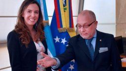 altText(Elisa Trotta habló tras el retiro de sus credenciales por parte del gobierno argentino)}
