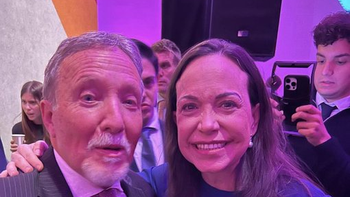 Gabriel Volpi, el compatriota que logró fotografiarse con María Corina Machado en Noruega