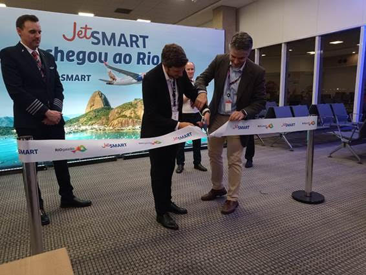 JetSmart inauguró su ruta a Río de Janeiro.
