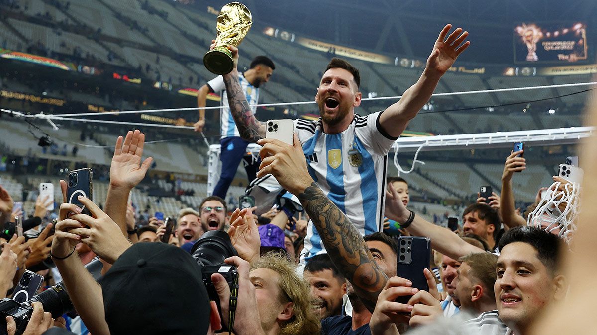Argentina se consagró campeón del mundo en Qatar 2022, bordó su tercera estrella y fue misión cumplida para Lionel Messi en su última copa. (Foto: Noticias Argentinas/REUTERS)