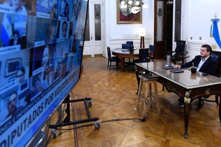 Está todo encaminado para que el Congreso sesione online.