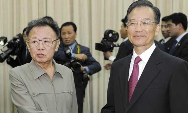 Wen Jiabao y Kim Jong-Il