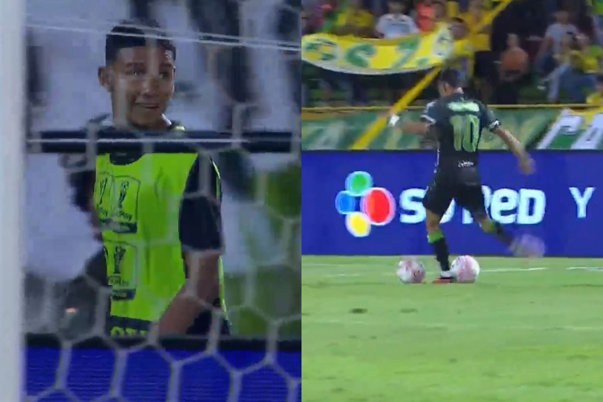 La sonrisa pícara del recogebolas, sabiendo que impedía un ataque