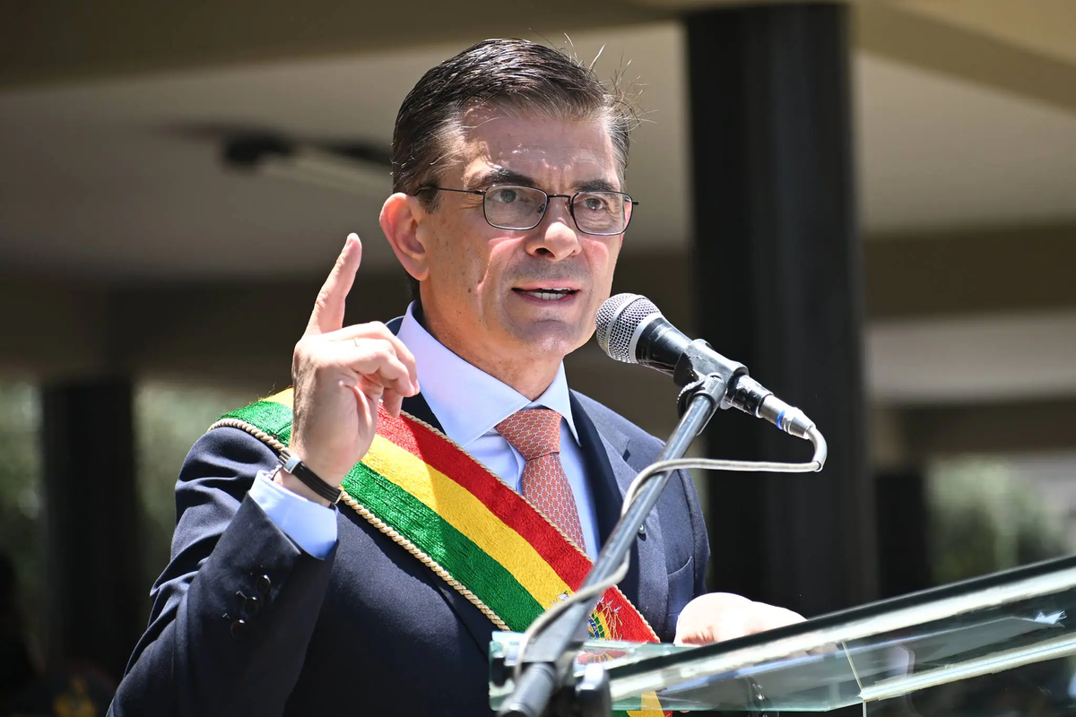 Rodrigo Paz, presidente de Bolivia