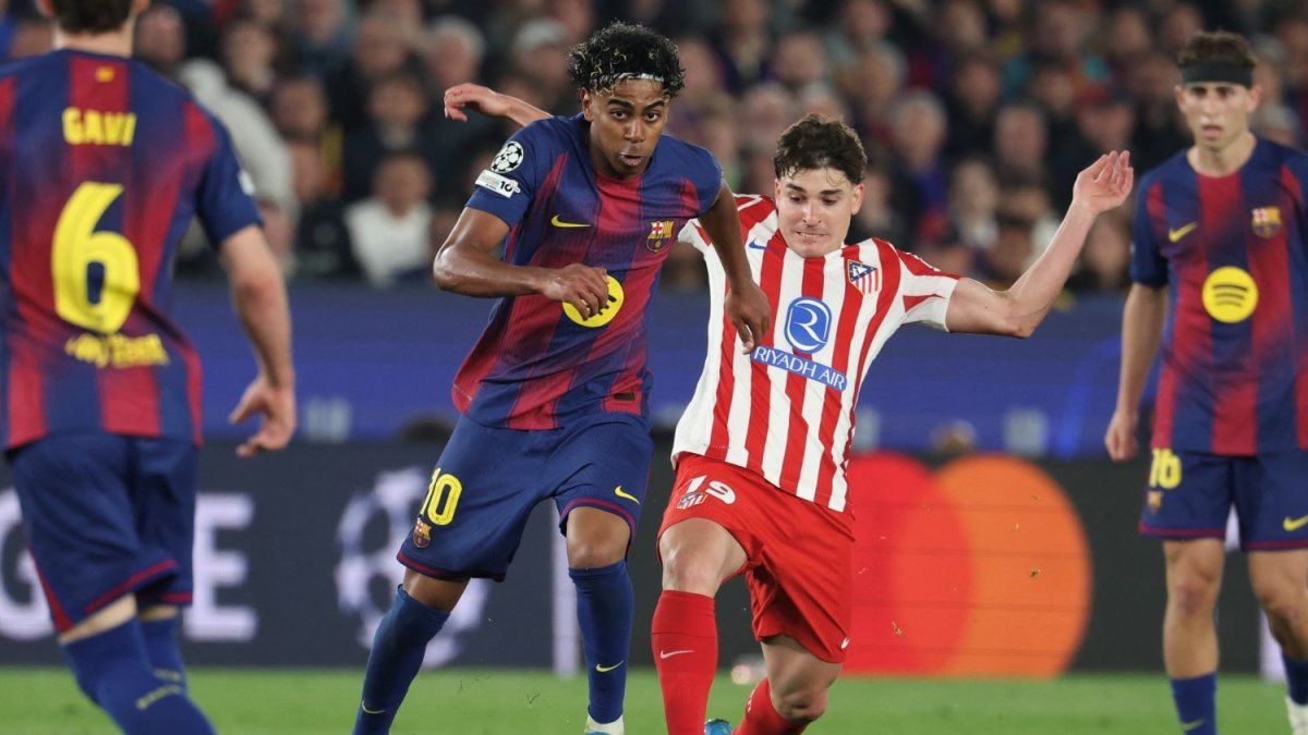 Champions League: Atlético Madrid-Barcelona, el Colchonero quiere liquidar la faena. Champions League: Atlético Madrid-Barcelona, el Colchonero quiere liquidar la faena.