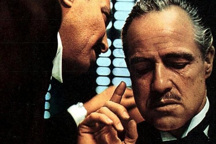 Don Corleone (Marlon Brando), el Padrino.