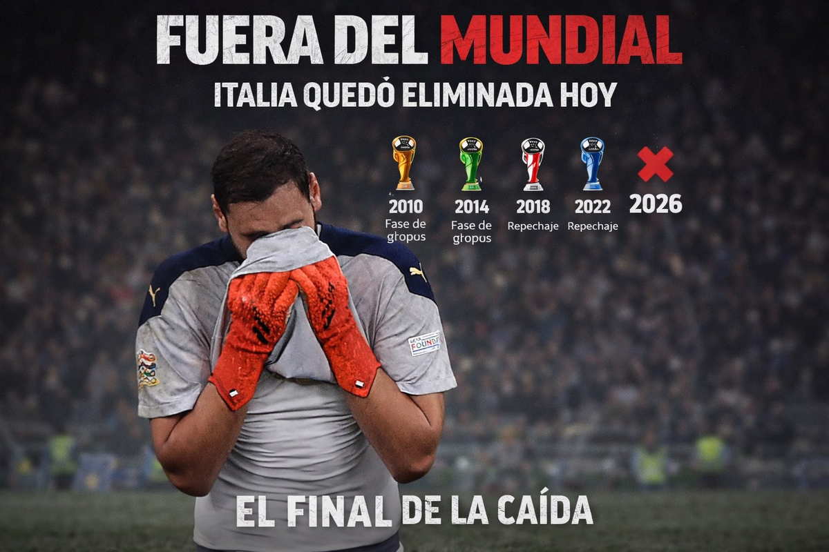 Todos los fracasos de Italia luego del Mundial 2006 que ganó. Todos los fracasos de Italia luego del Mundial 2006 que ganó.