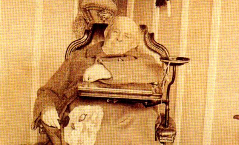 Última imagen de Domingo F. Sarmiento ya fallecido.