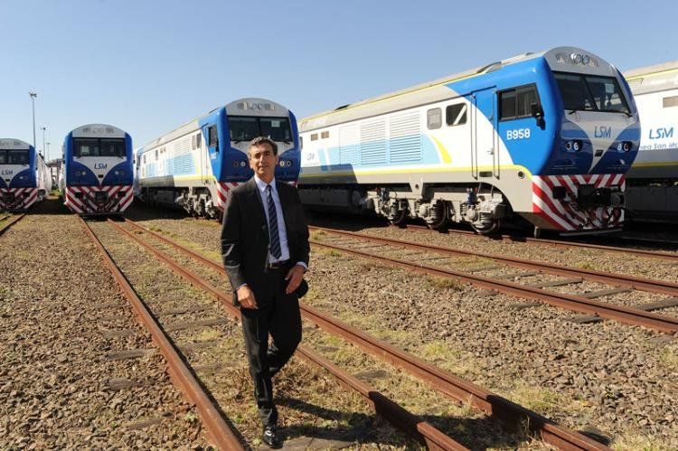 Randazzo en el San Martín: Sería una de las 3 líneas que se estatizarían a partir del miércoles. Foto: NA.