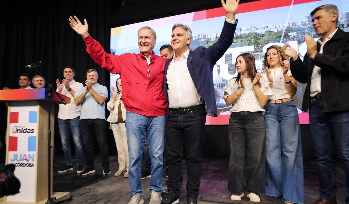 Martín Llaryora y Juan Schiaretti.