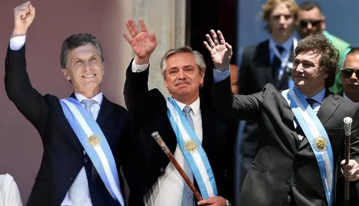 Macri, Fernàndez y Milei