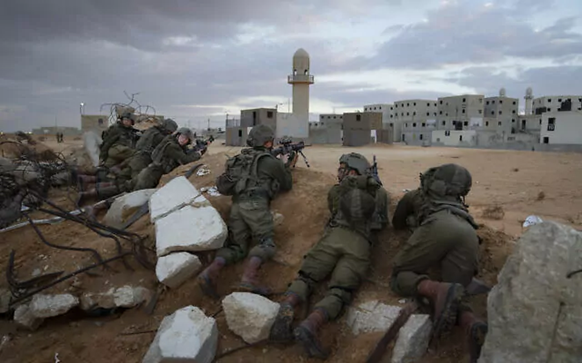 Mini Gaza: Centro de entrenamiento de guerra urbana de las FDI. Mini Gaza: Centro de entrenamiento de guerra urbana de las FDI.