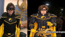 Milei como el Capitán Ancap Milei como el Capitán Ancap