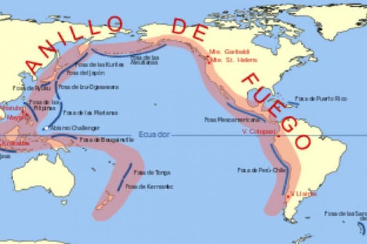 Alaska se encuentra sobre el perímetro del Anillo de Fuego
