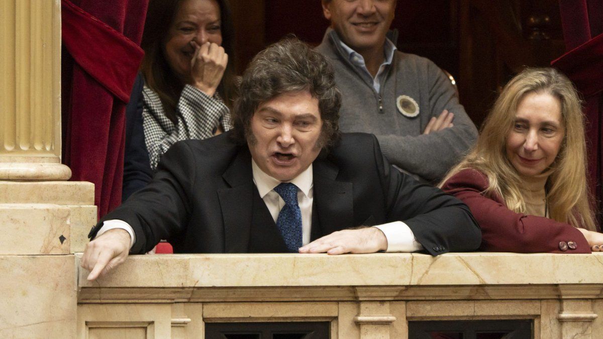 Javier Milei en Estados Unidos, pero el foco está en Diputados.&nbsp;