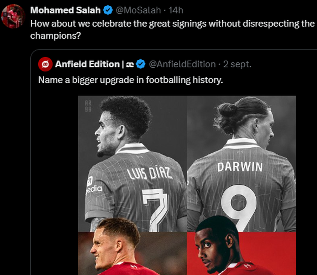 Salah, vía X Salah, vía X