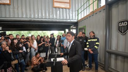 Axel Kicillof reivindicó transferencia de $38.419M a intendentes