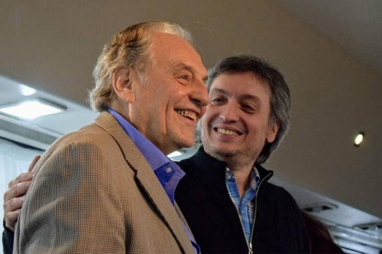 Carlos Heller con Máximo Kirchner, impulsores y defensores del impuesto a las grandes riquezas