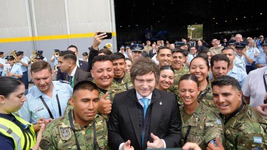 Javier Milei en Córdoba, en su último paso. Javier Milei en Córdoba, en su último paso.