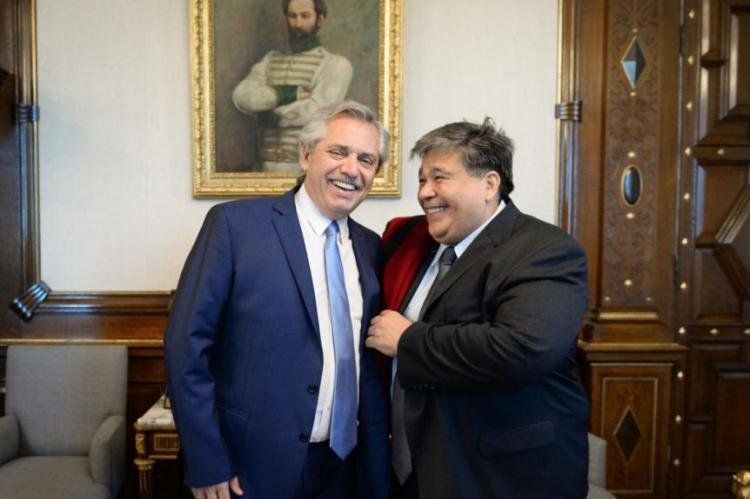 Extensa reunión de Alberto Fernández con Mario Ishii