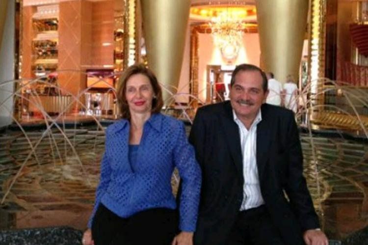 Una de las imágenes de las vacaciones de Alperovich y su esposa en Dubai. Foto: Contexto.com.ar.