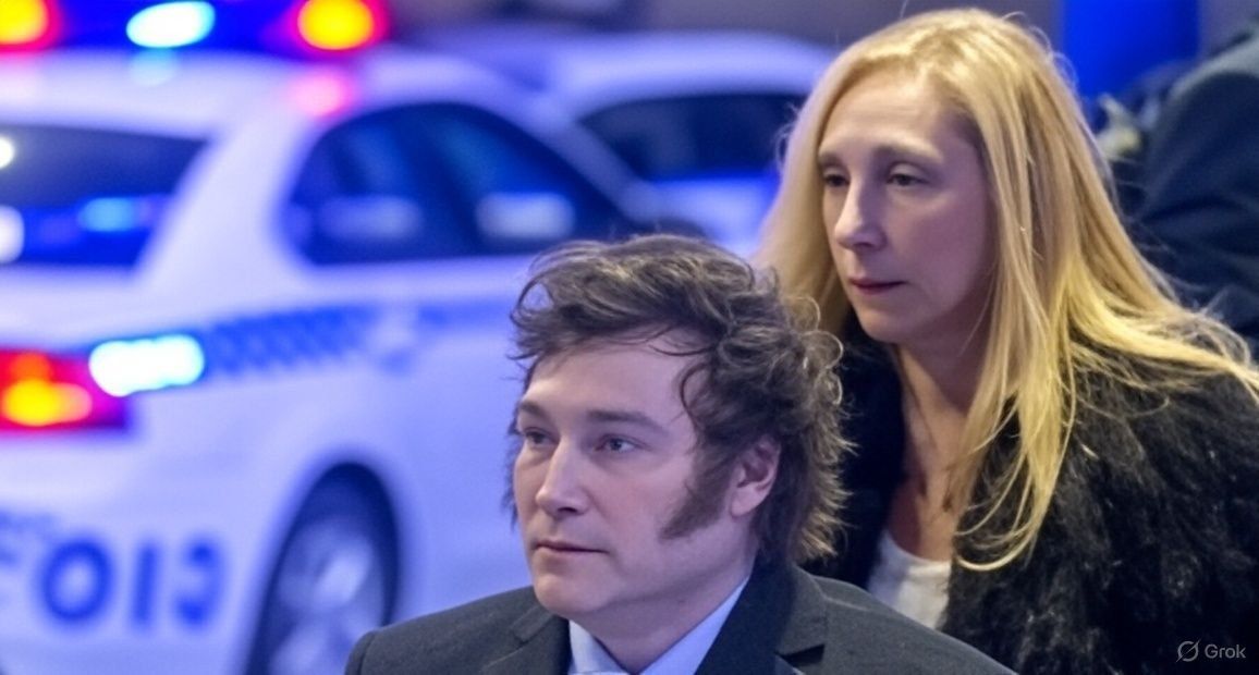 Javier y Karina Milei