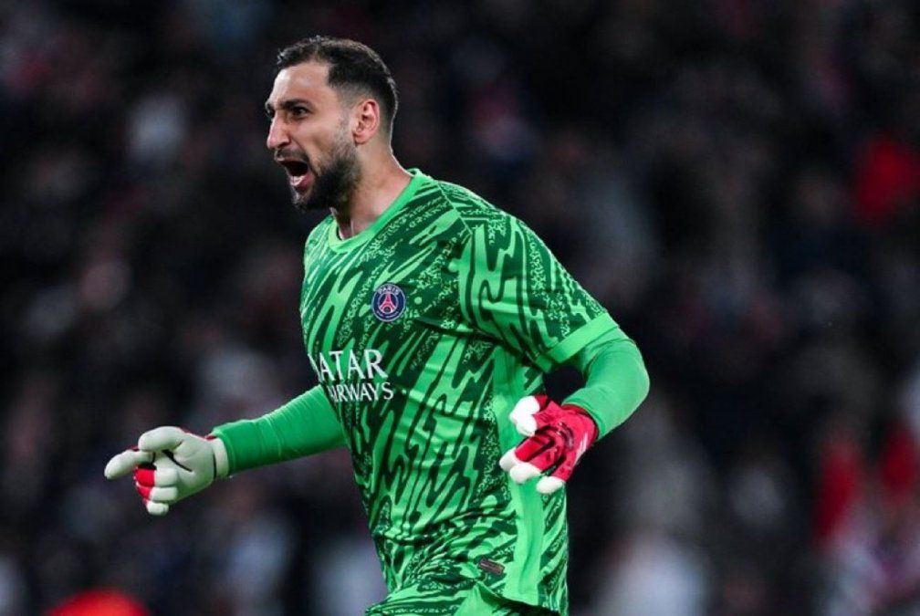 Donnarumma, una de las figuras del PSG finalista, tanto en la ida como en la vuelta.