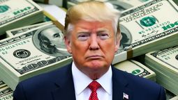 Donald Trump y el dinero, según xAI / Grok. Donald Trump y el dinero, según xAI / Grok.