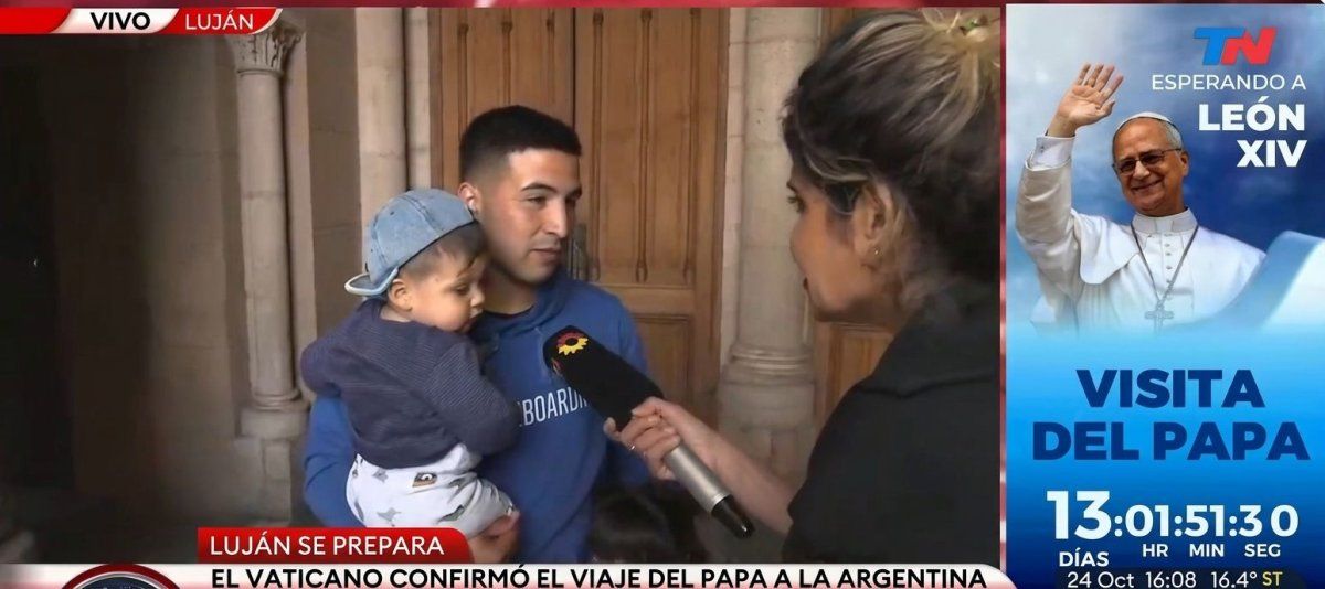 El móvil de TN en Luján tuvo un giro que nadie esperaba.
