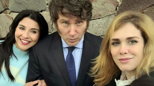 Lilia Lemoine, Marcela Pagano y Javier Milei.