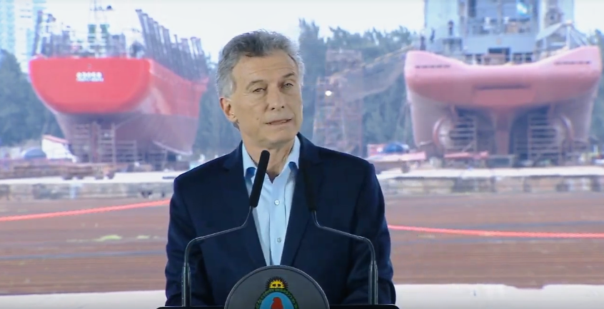 Mensaje de Mauricio Macri, presidente de la Nación.