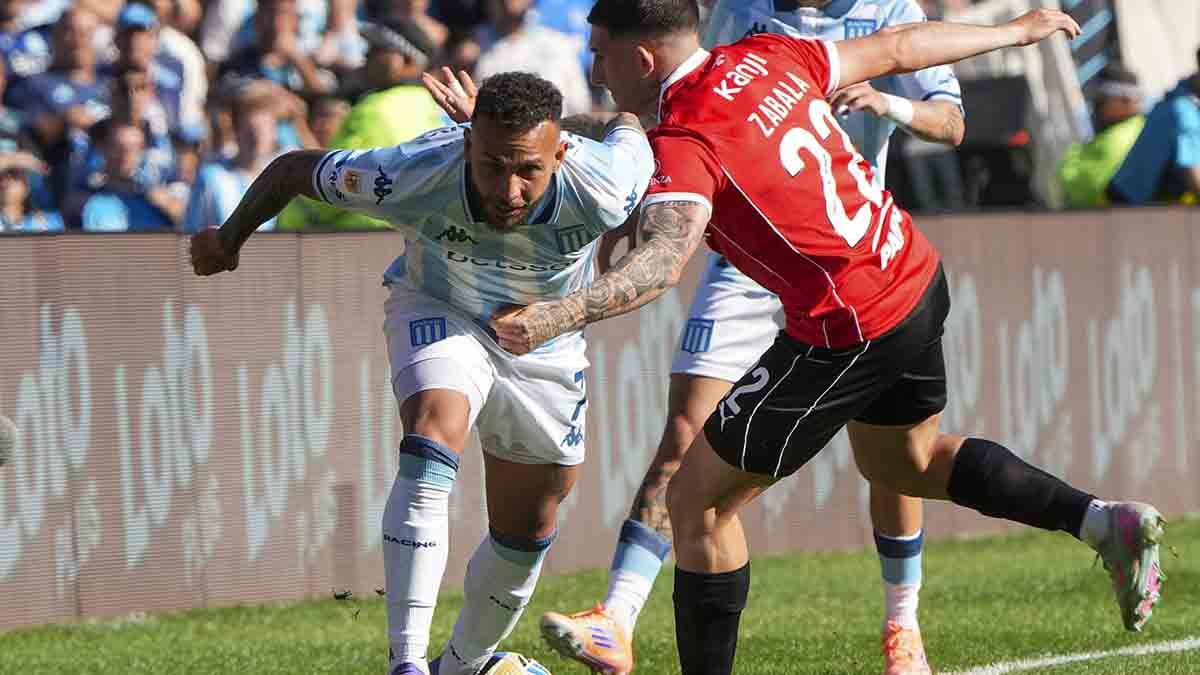 Racing e Independiente empatan 0-0 en una nueva edición del clásico de Avellaneda que corresponde a la décima fecha del Torneo Clausura 2025. (Foto: Noticias Argentinas) Racing e Independiente empatan 0-0 en una nueva edición del clásico de Avellaneda que corresponde a la décima fecha del Torneo Clausura 2025. (Foto: Noticias Argentinas)