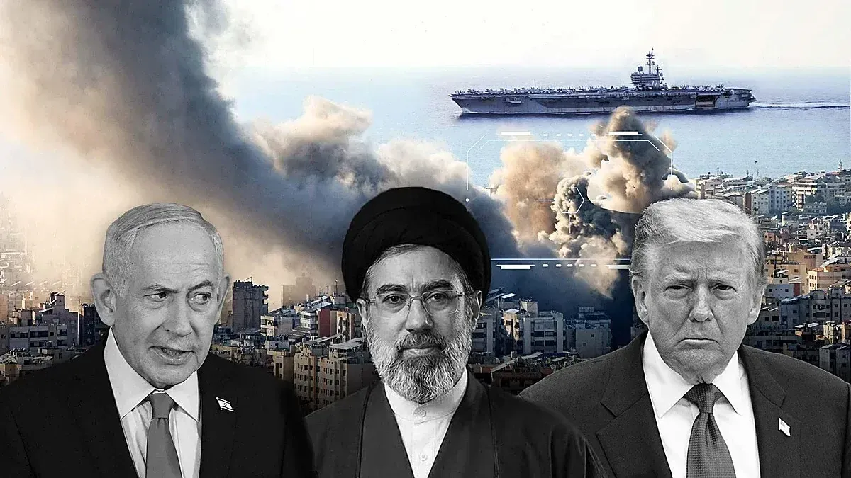 Imagen sobre la guerra entre Estados Unidos e Israel contra Irán