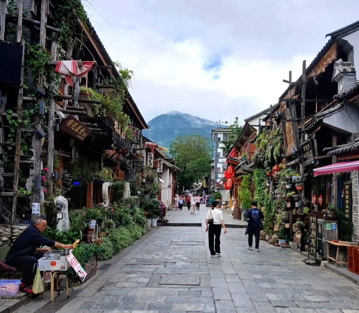 Antigua ciudad de Dali, China. Antigua ciudad de Dali, China.