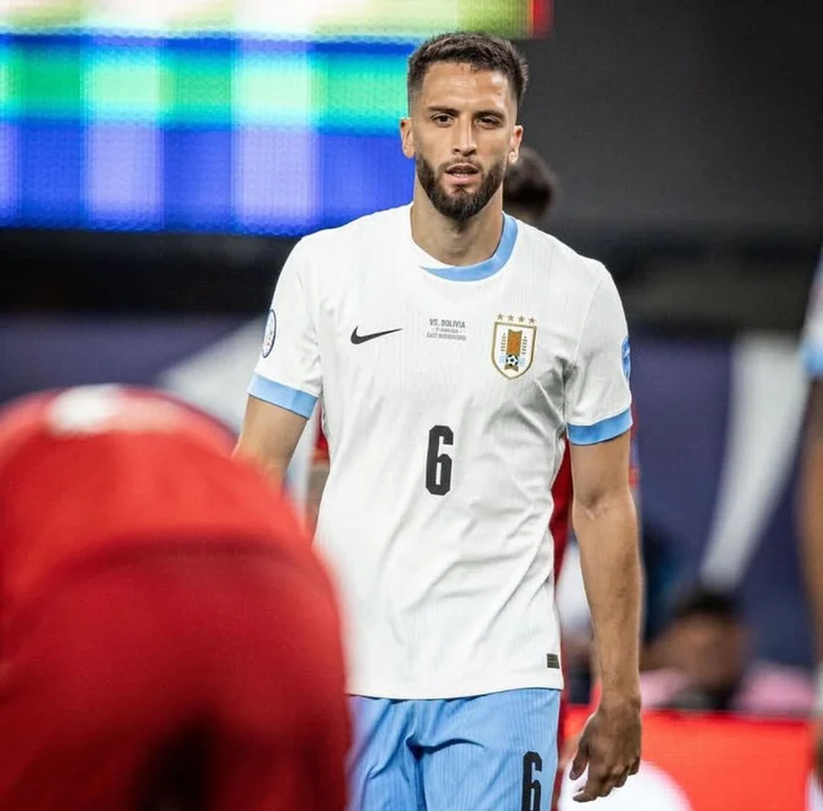 Rodrigo Bentancur, con la camiseta de Uruguay Rodrigo Bentancur, con la camiseta de Uruguay