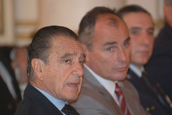 Eduardo Eurnekian y Ernesto Gutiérrez.