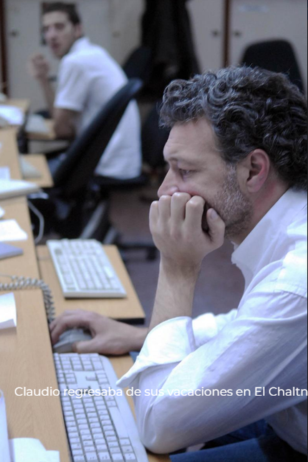  Claudio Campanari en el trabajo.