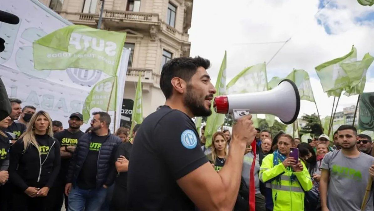 Facundo Moyano, secretario del sindicato de trabajadores de peajes.&nbsp;
