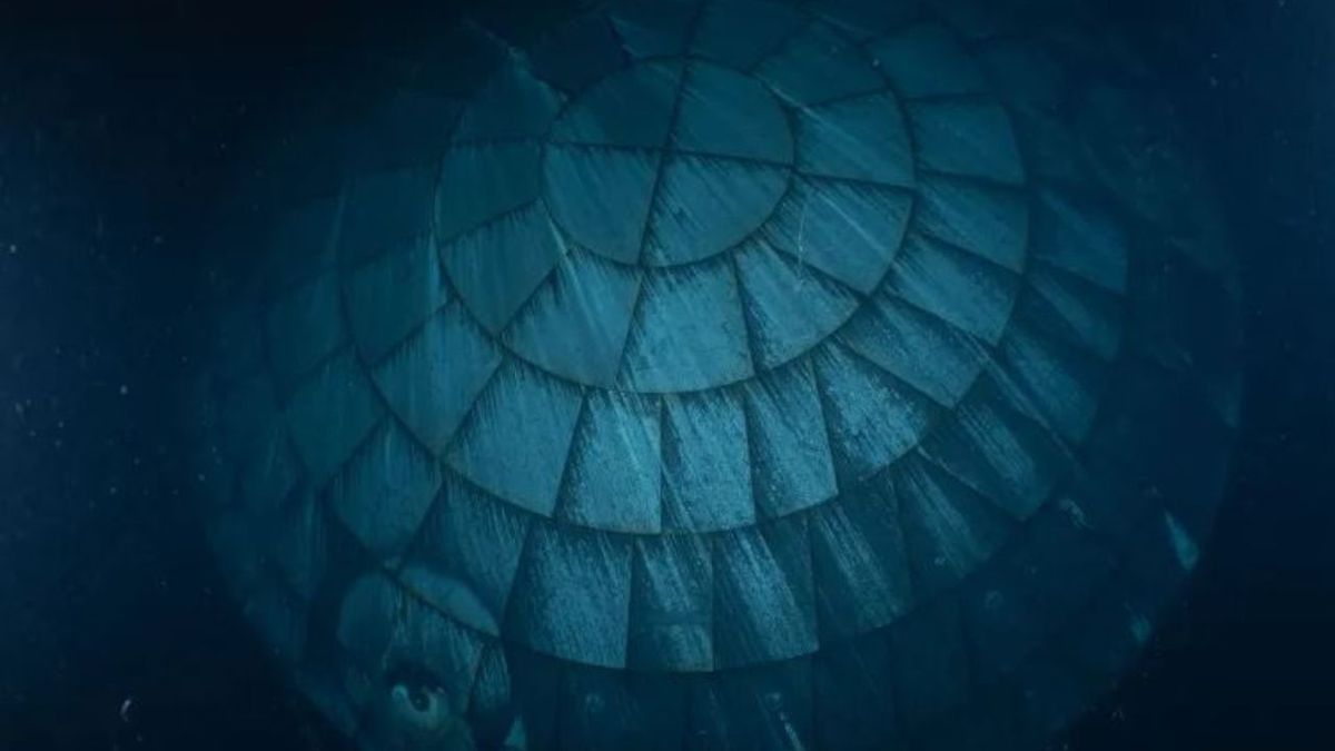 Escudo térmico poco después del amerizaje de Artemis II. Escudo térmico poco después del amerizaje de Artemis II.