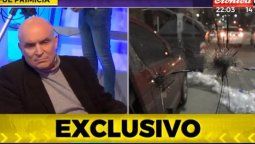 altText(Espert fue atacado en su camioneta y lo salvó el vidrio blindado)}