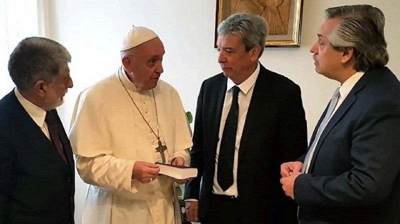 El papa Francisco y el Presidente de la Nación en el Vaticano
