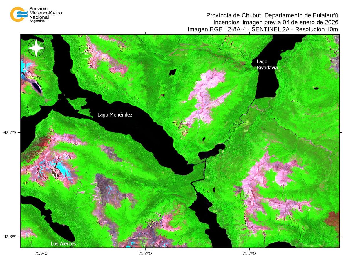 Imagen del antes en Futaleufú. Imagen del antes en Futaleufú.