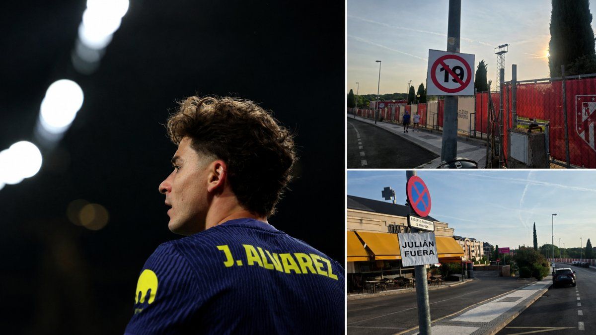 Julián Álvarez queda bajo una presión cada vez mayor: tras los cánticos, aparecieron mensajes en Majadahonda que reclaman directamente su salida del Atlético. Julián Álvarez queda bajo una presión cada vez mayor: tras los cánticos, aparecieron mensajes en Majadahonda que reclaman directamente su salida del Atlético.