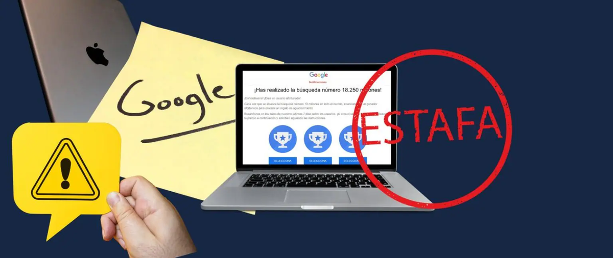 La estafa que los ciberdelincuentes hacen vía Google y es todo un peligro. La estafa que los ciberdelincuentes hacen vía Google y es todo un peligro.