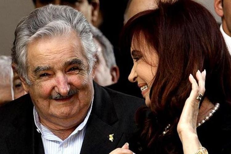 José Mujica y Cristina Kirchner.