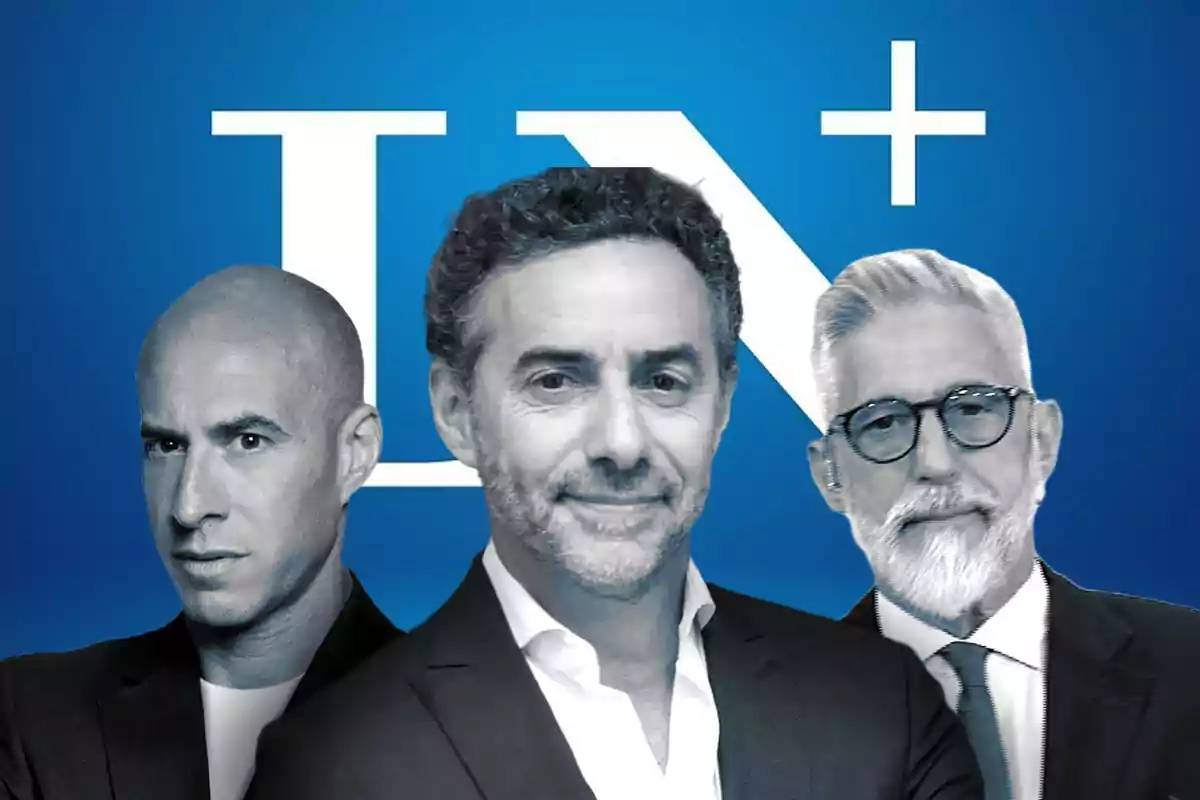 Esteban Trebucq, Luis Majul y Pepe Gil Vidal