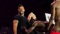 La erección de Ricky Martin en pleno show de Madonna