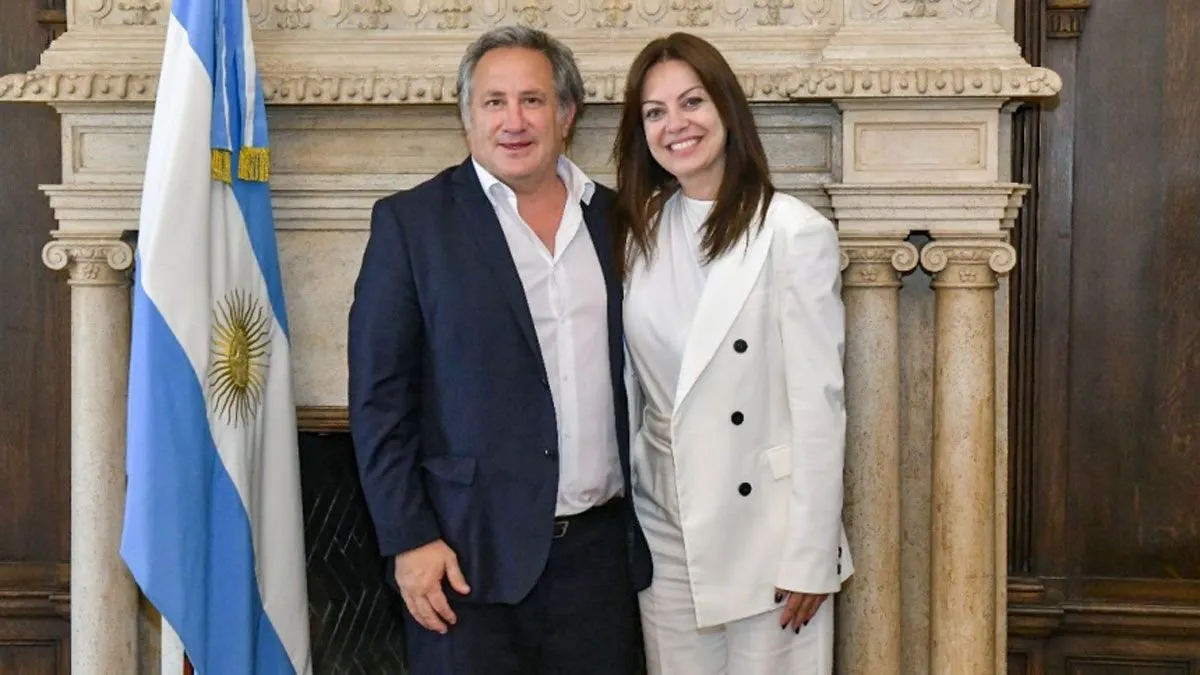 Pablo de la Torre y Sandra Pettovello. Pablo de la Torre y Sandra Pettovello.