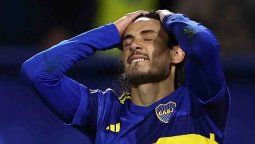 Edinson Cavani en el ojo de la tormenta en Boca